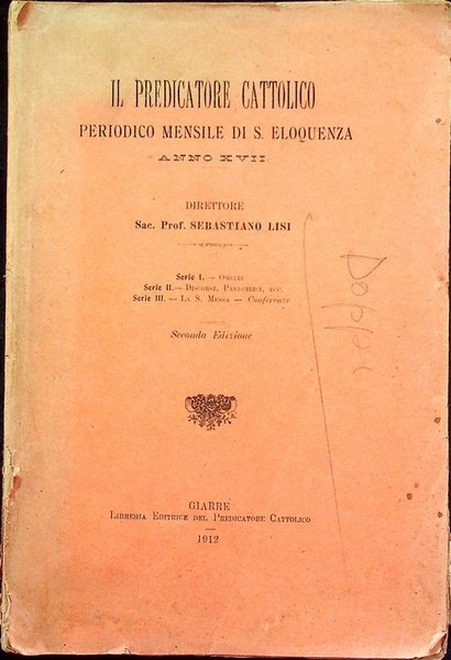 Il predicatore cattolico.