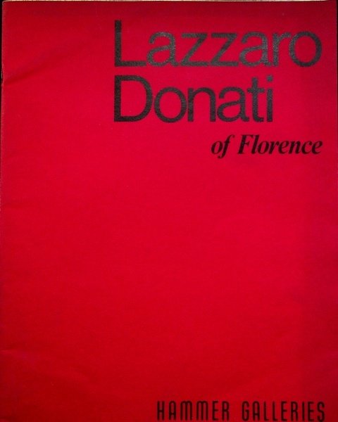 Lazzaro Donati of Florence: February 11. through the 23. 1964.