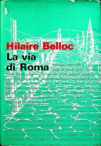 La via di Roma.