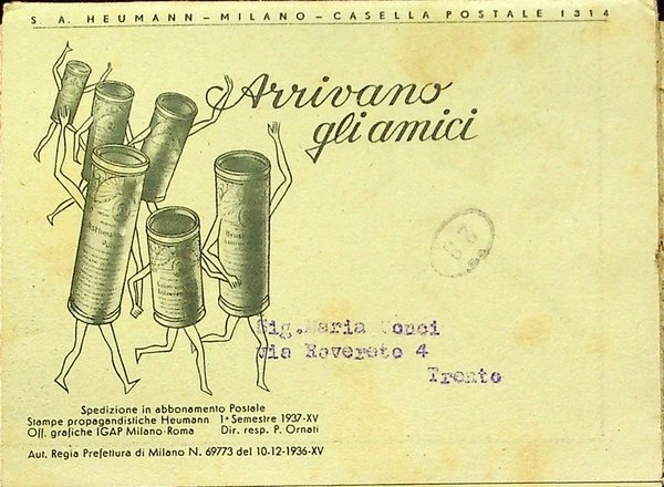 Arrivano gli amici: S.A. Heumann: Milano.