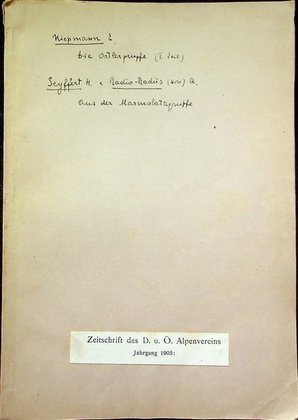 Die Ortlergruppe + Aus der Marmolatagruppe.