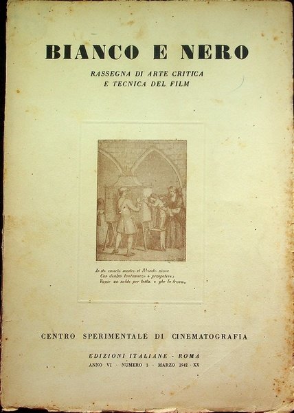Bianco e nero: rassegna di arte critica e tecnica del …
