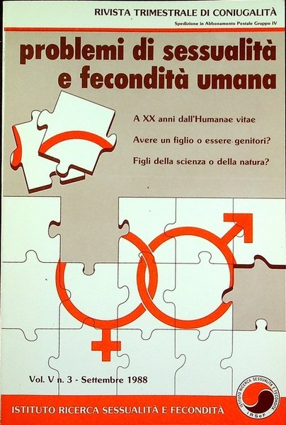 Problemi di sessualitÃ e feconditÃ umana: rivista trimestrale di coniugalitÃ …