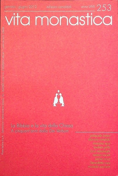 La Bibbia e la vita della chiesa: a cinquant'anni dalla …