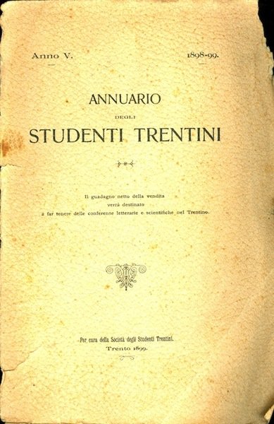 Annuario degli studenti trentini.