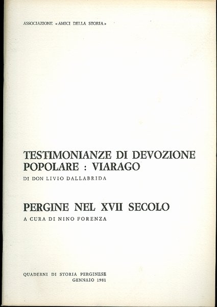 Testimonianze di devozione popolare: Viarago.