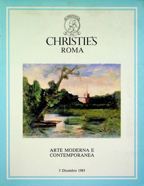 Arte moderna e contemporanea: lunedÃ¬ 5 dicembre 1983: esposizione: sabato …