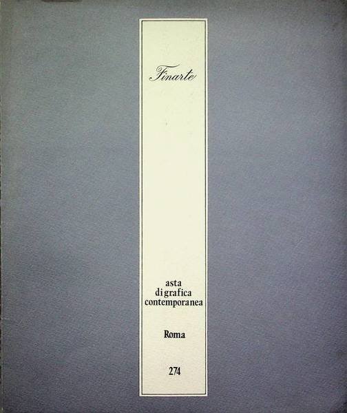 Asta di grafica contemporanea: 15 dicembre 1977.