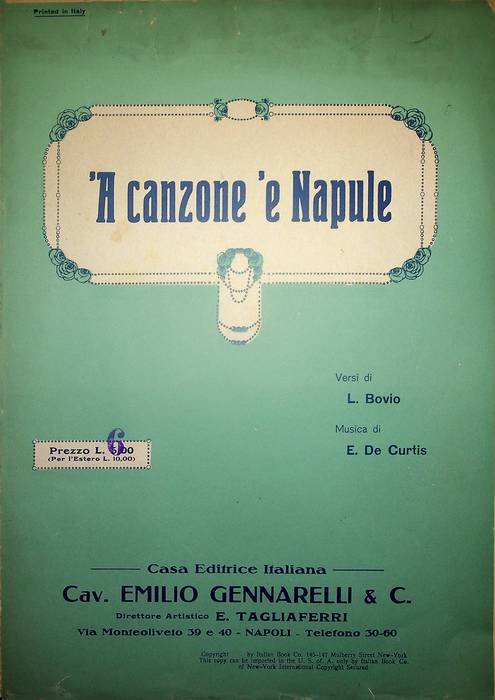 'A canzone 'e Napule.