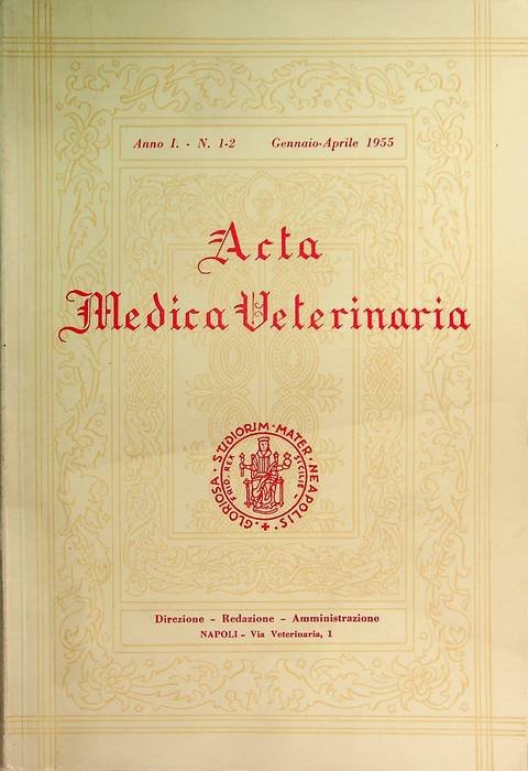 Acta medica veterinaria: organo della FacoltÃ di medicina veterinaria dell'UniversitÃ …