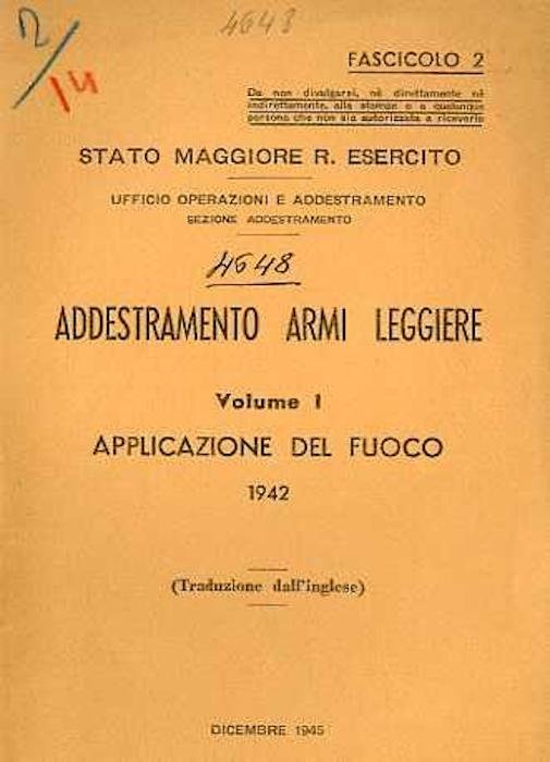 Addestramento armi leggiere: Volume I - Fascicolo 2 - applicazione …