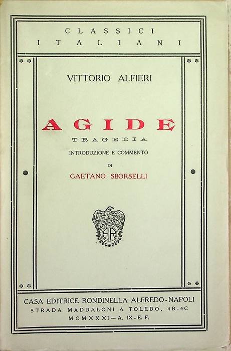 Agide: tragedia.