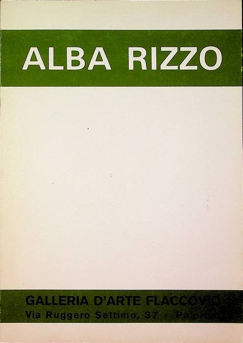 Alba Rizzo.