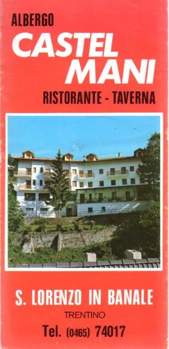 Albergo Castel Mani: ristorante - taverna: S. Lorenzo in Banale …