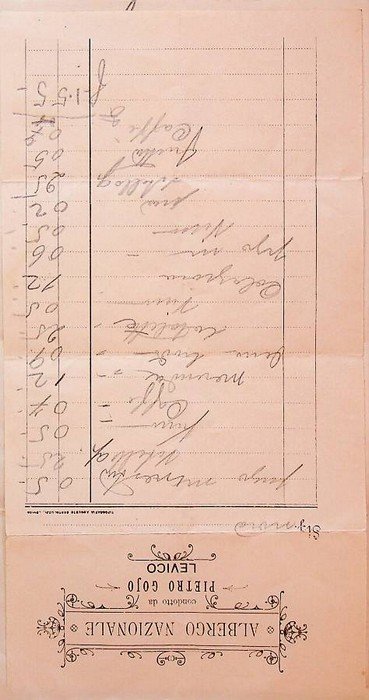 Albergo nazionale: Pietro Gojo: Levico.