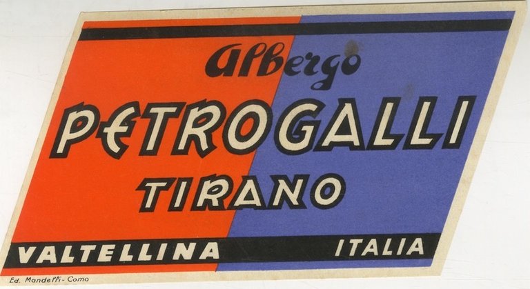 Albergo Petrogalli, Tirano.