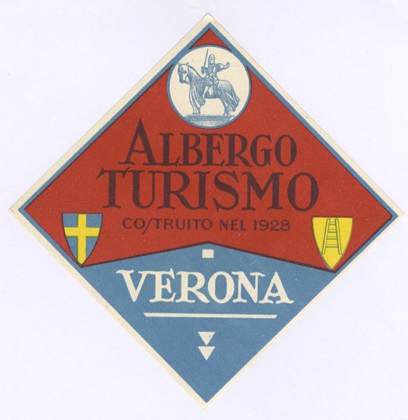 Albergo Turismo: Costruito nel 1928: Verona.