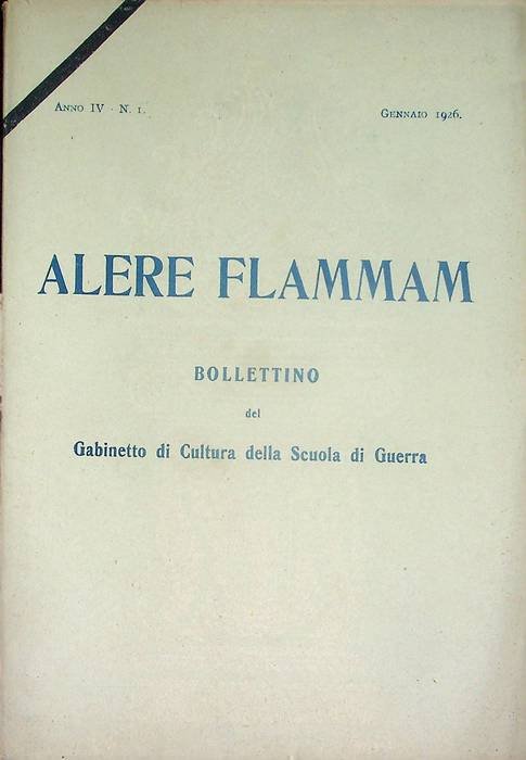 Alere flammam: bollettino del Gabinetto di Cultura della Scuola di …