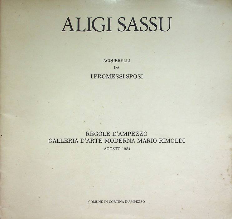 Aligi Sassu: acquerelli da I promessi sposi.
