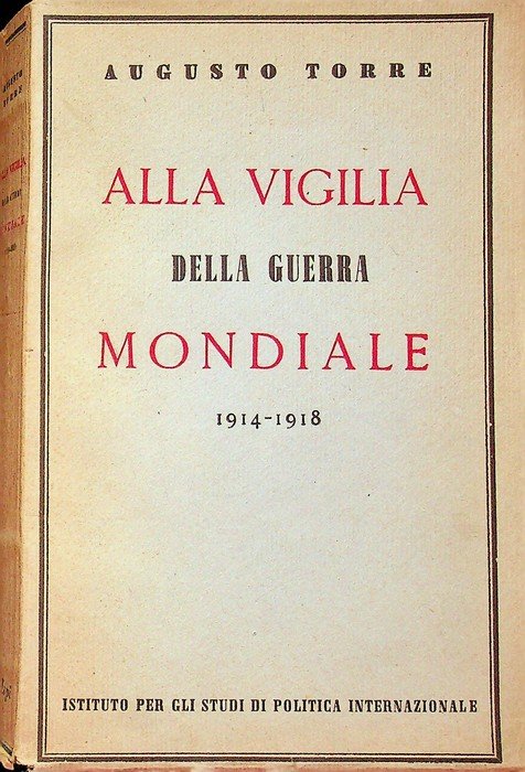 Alla vigilia della guerra mondiale, 1914-1918. | Immagine principale