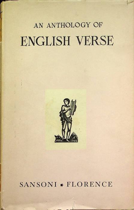 An anthology of english verse.
