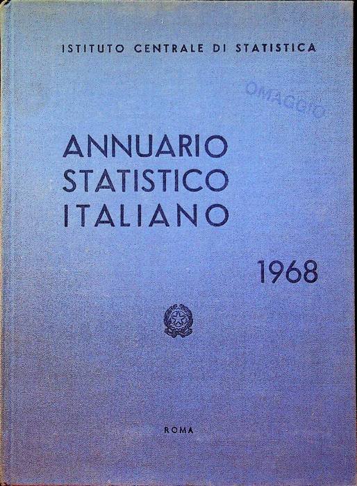 Annuario statistico italiano: 1968.