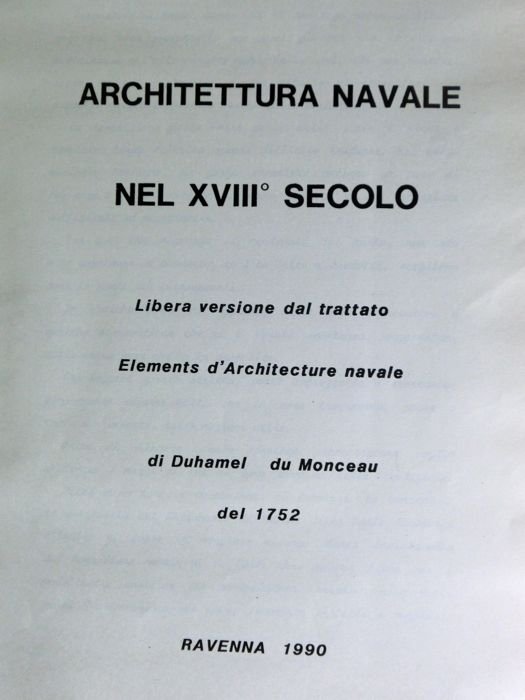 Architettura navale nel XVIIIÂ° secolo: libera versione dal trattato Elements …