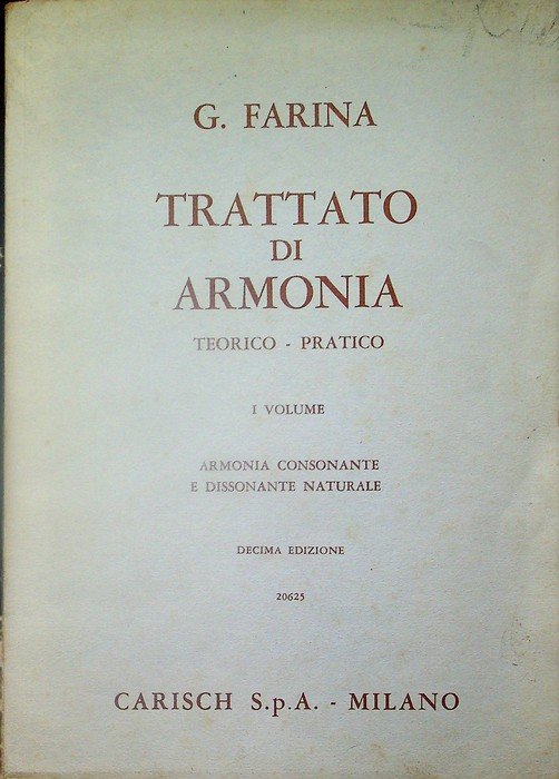 Armonia consonante e dissonante naturale.
