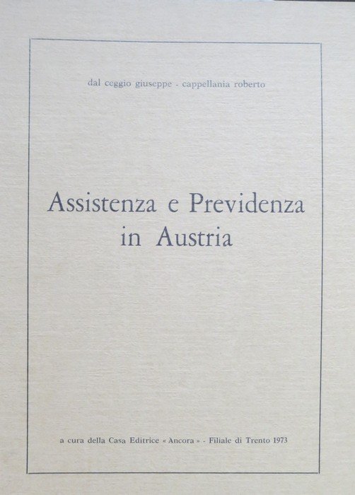 Assistenza e previdenza in Austria.