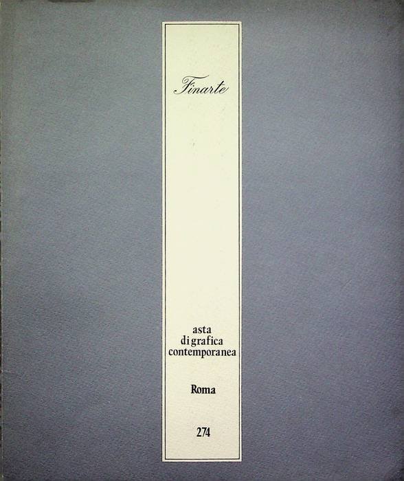 Asta di grafica contemporanea: 15 dicembre 1977.