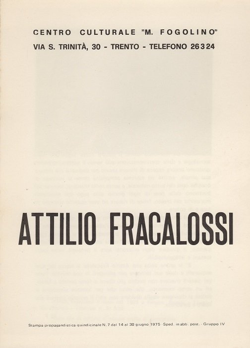 Attilio Fracalossi.
