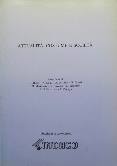 AttualitÃ , costume e societÃ .