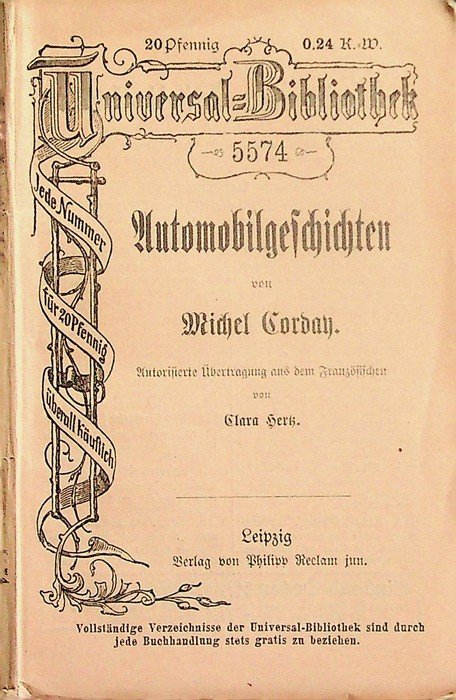 Automobilgeschichten.