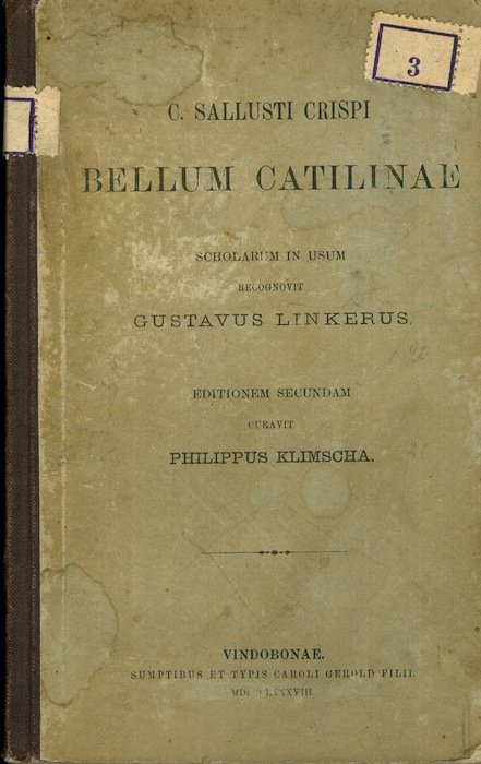 Bellum Catilinae.