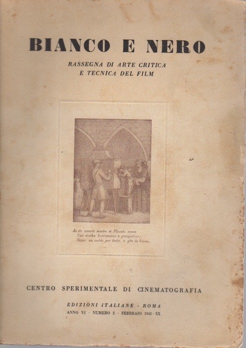 Bianco e nero: Rassegna di arte critica e tecnica del …