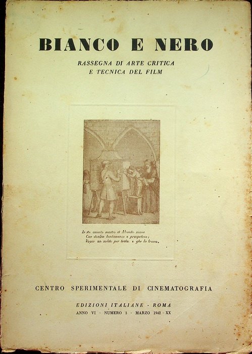 Bianco e nero: rassegna di arte critica e tecnica del …