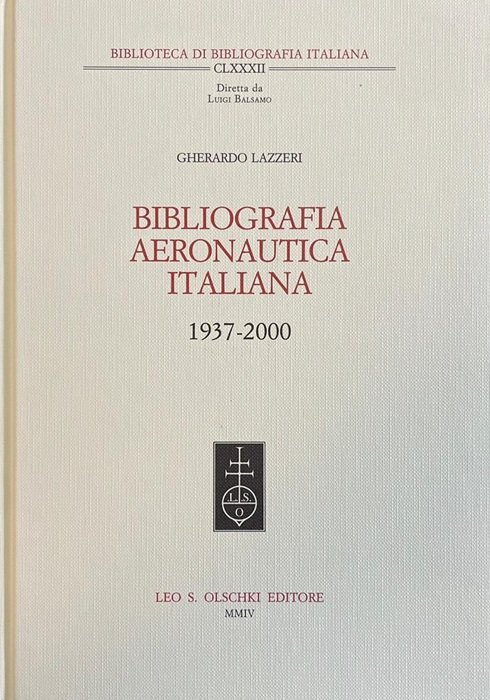 Bibliografia aeronautica italiana: 1937-2000. | Immagine principale