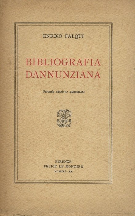 Bibliografia dannunziana.