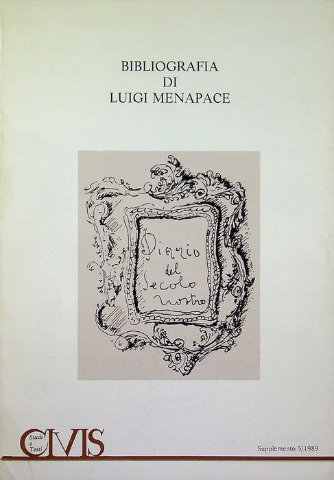 Bibliografia di Luigi Menapace.