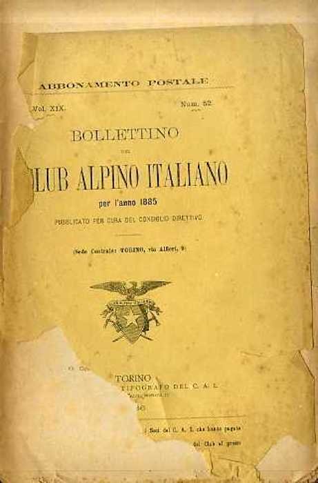 Bollettino del Club Alpino Italiano: Vol. XIX- N. 52 - …