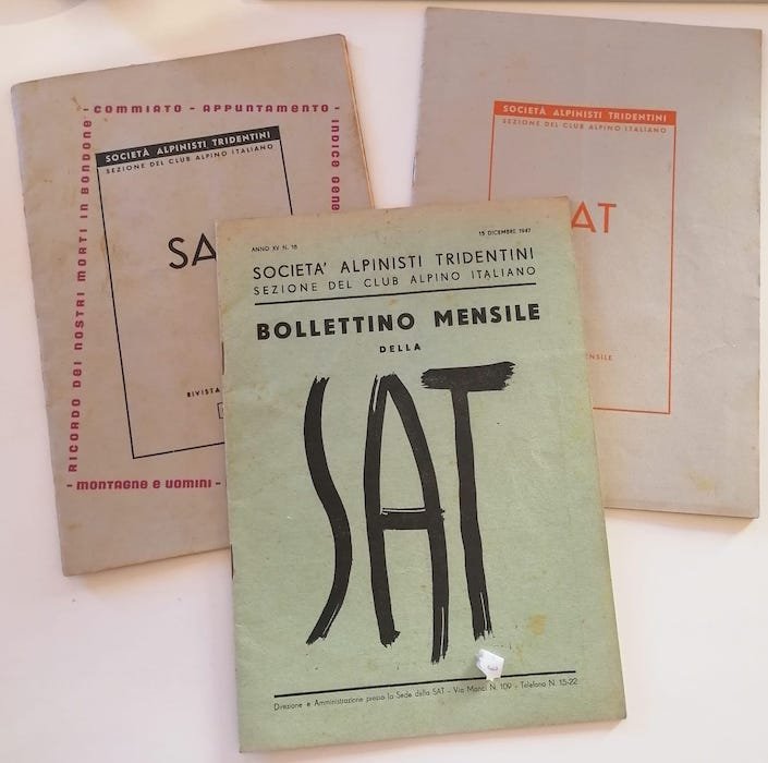 Bollettino SocietÃ Alpinisti Tridentini: dal 1954 al 2009.