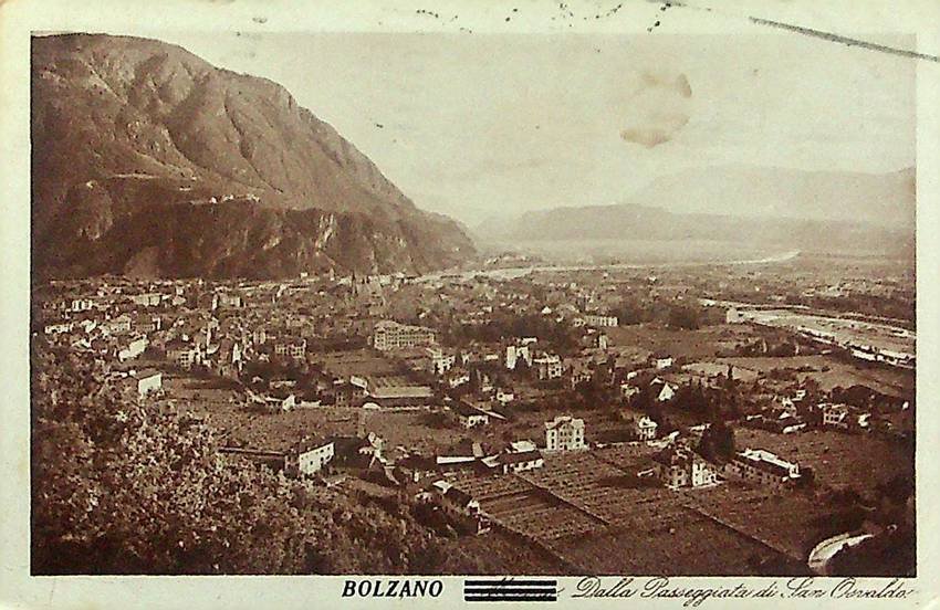 Bolzano: dalla passeggiata di San Osvaldo.