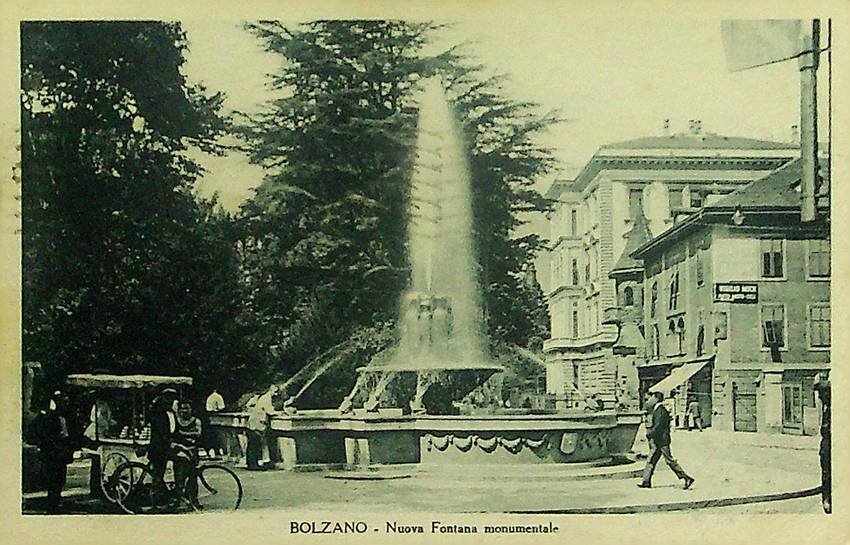 Bolzano: nuova fontana monumentale.