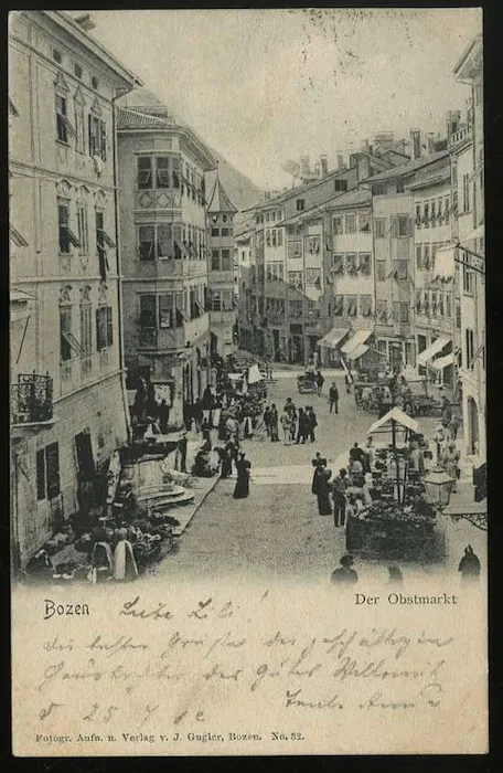 Bozen. Der Obstmarkt. | Immagine principale