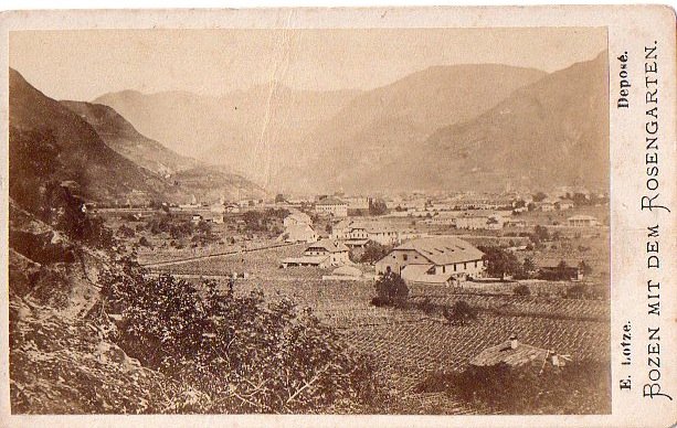 Bozen mit dem Rosengarten.