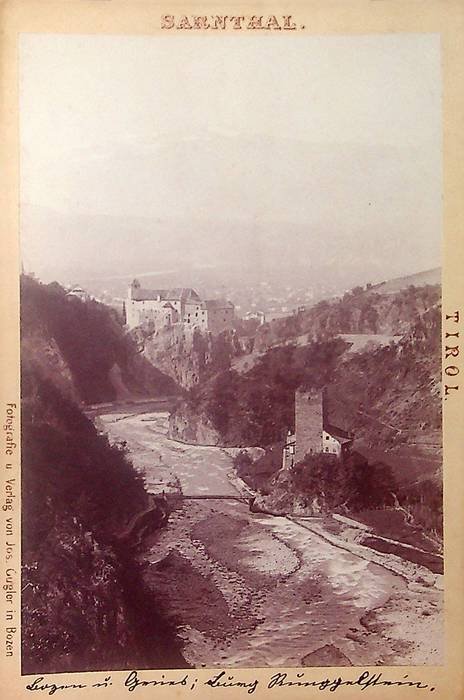 Bozen mit Gries; Burg Runggelstein.