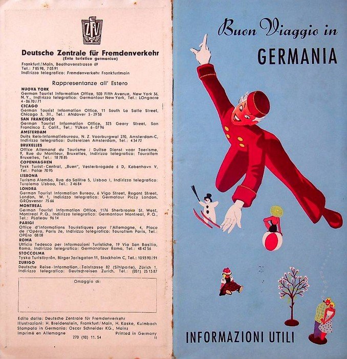 Buon viaggio in Germania, informazioni utili.
