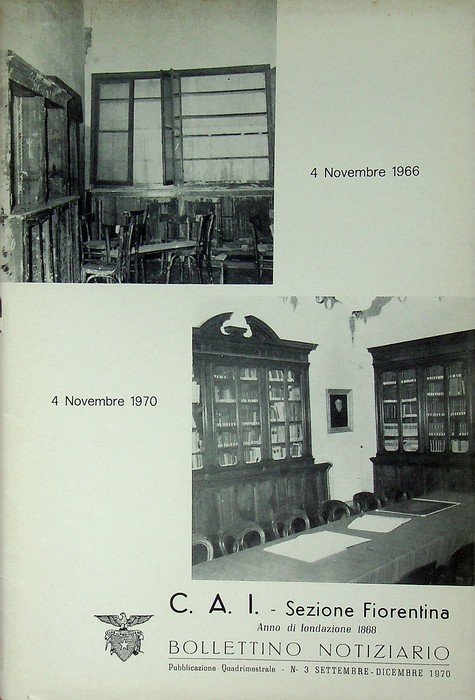 C.A.I. Sezione fiorentina: Bollettino notiziario N.3 (settembre-dicembre 1970). | Immagine principale
