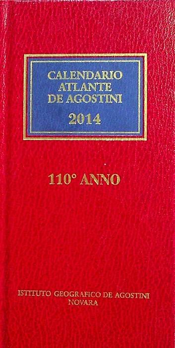 Calendario atlante De Agostini. A. 110° (2014).
