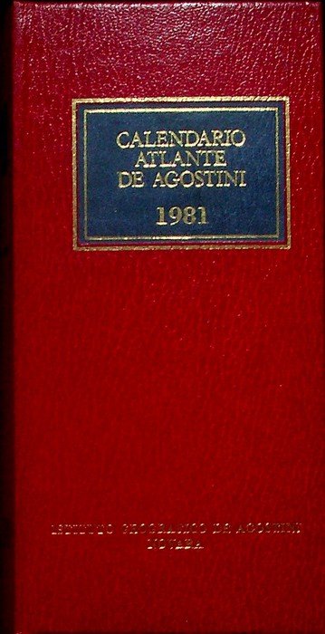 Calendario atlante De Agostini. A. 77Â° (1981). | Immagine principale